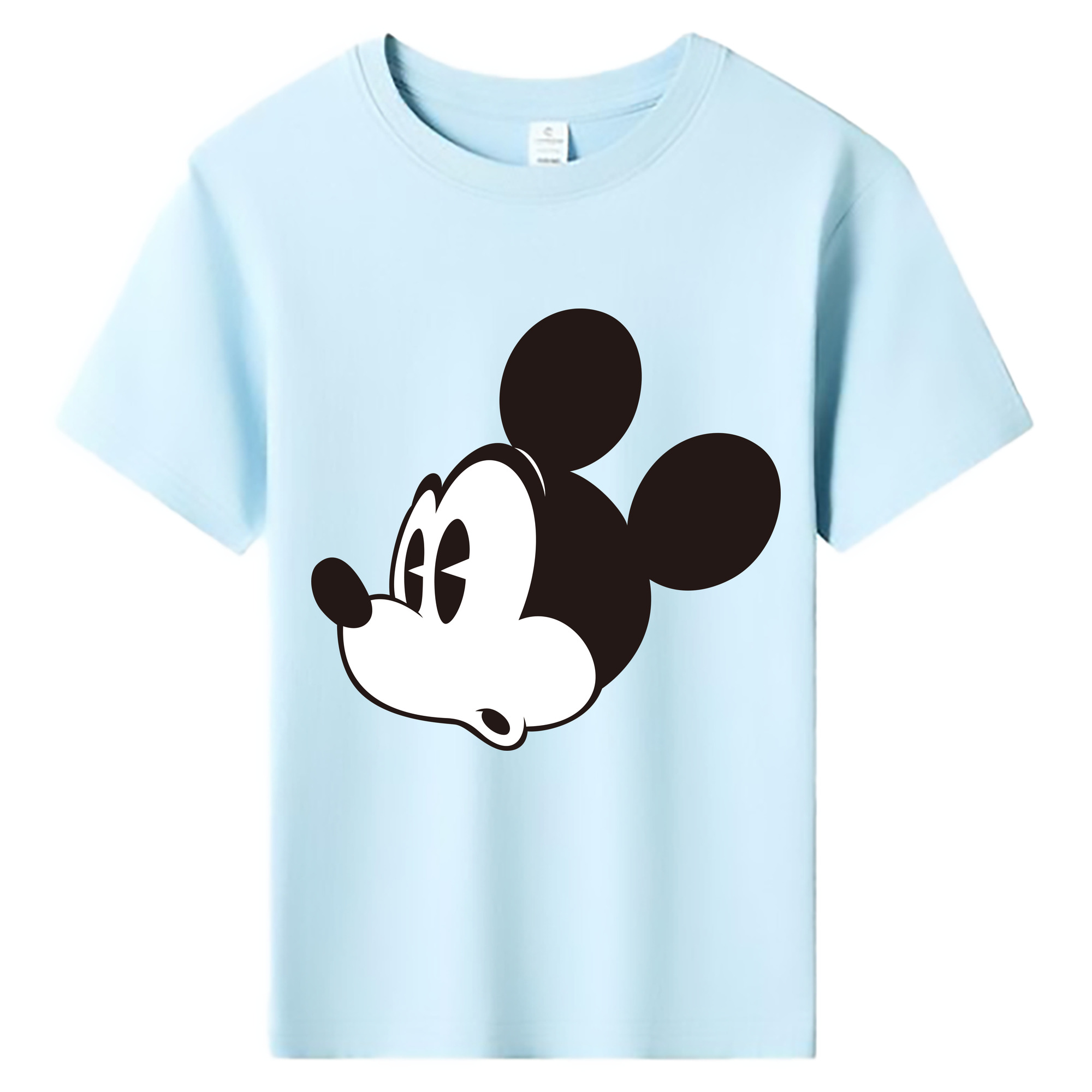ミッキーマウス Mickey Mouse 綿100％キッズTシャツ（フロントプリント）
